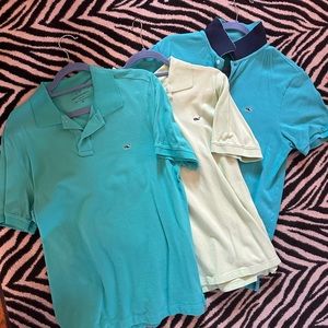 3 Vineyard Vines Men’s Polo Shirt Trio